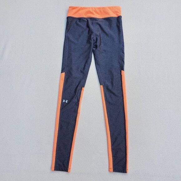 NWOT Under Armour Gray and Orange Compression Pants - Picture 1 of 11
